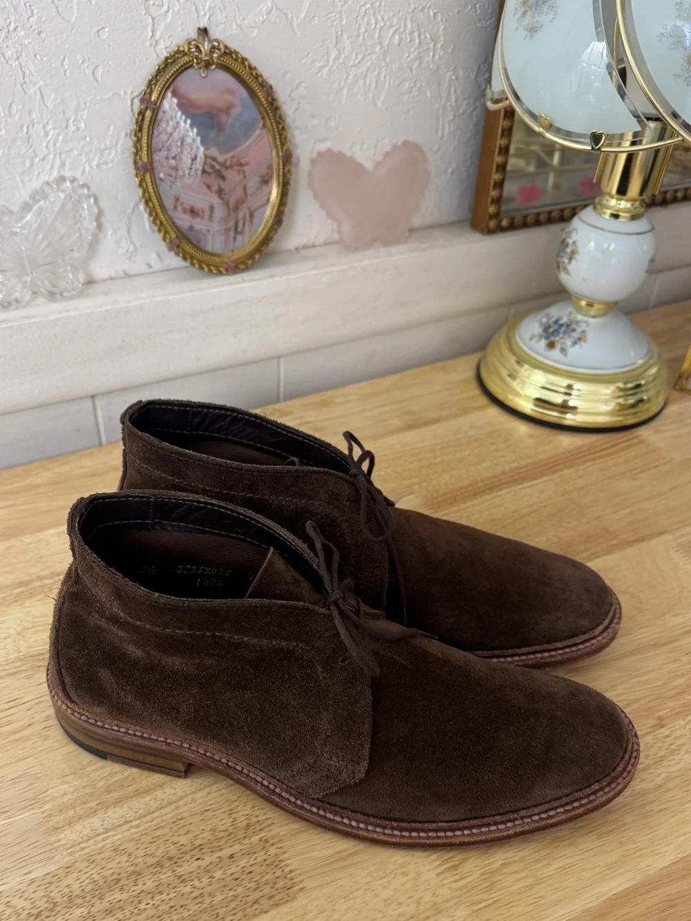 Alden 1492 Unlined Chukka Boots Dark Brown Suede Men’s 8.5 Classic Designer